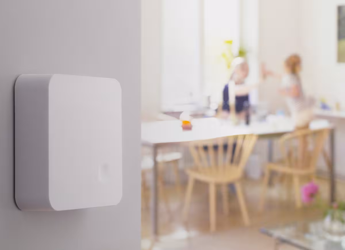 An Intellgy sensor on a wall
